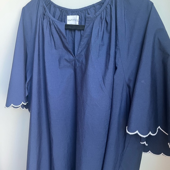 Navy Bleu “Harbor Scallop Dress” - XL - Picture 5 of 11
